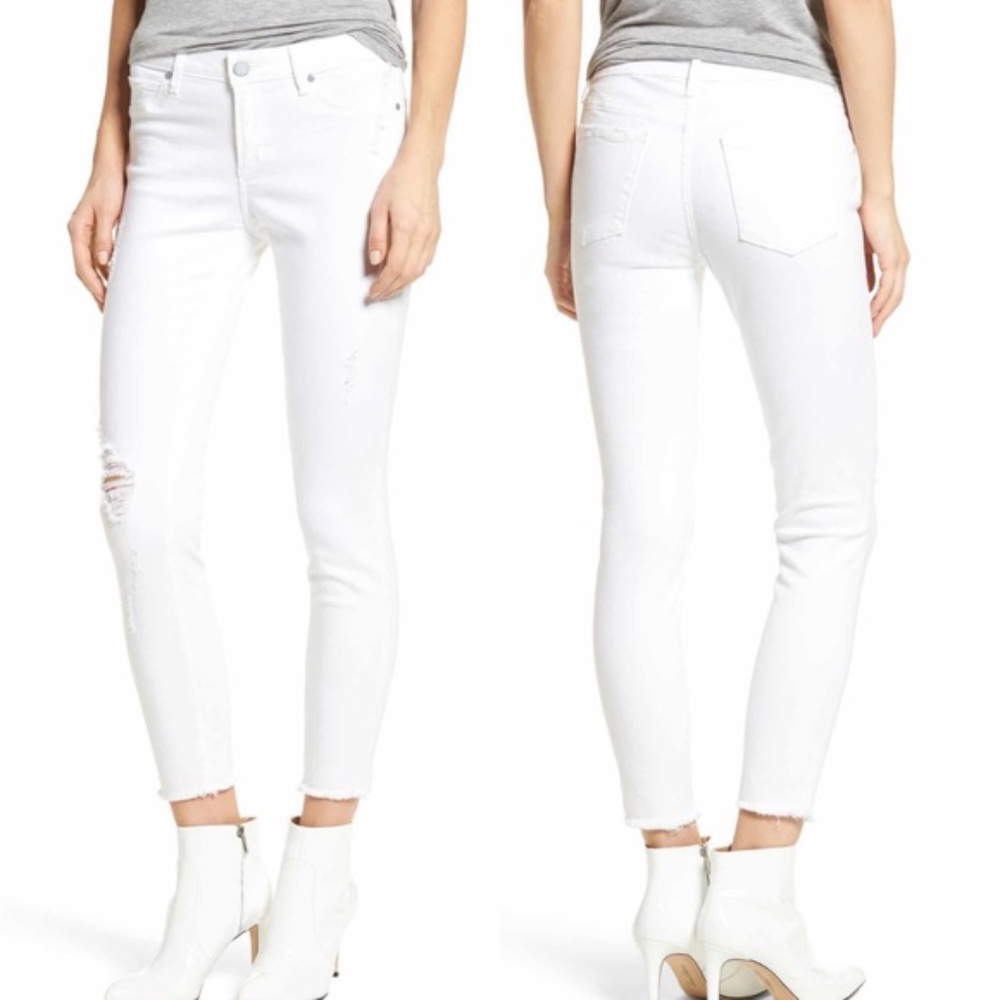 Articles of Society White Ankle Crop Jean Sz 24